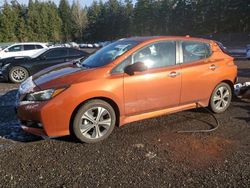 Salvage cars for sale at Graham, WA auction: 2022 Nissan Leaf SV Plus