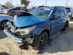 Vehiculos salvage en venta de Copart Los Angeles, CA: 2022 Subaru Outback Wilderness