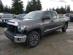 Salvage cars for sale at Graham, WA auction: 2019 Toyota Tundra Double Cab SR