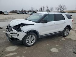 Salvage cars for sale at Bridgeton, MO auction: 2018 Ford Explorer XLT