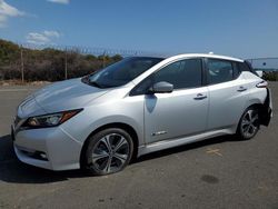 Nissan salvage cars for sale: 2018 Nissan Leaf S