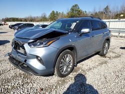 Salvage cars for sale at Memphis, TN auction: 2022 Toyota Highlander Platinum