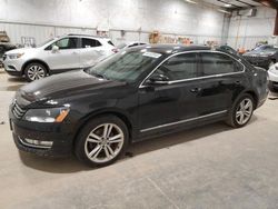 Salvage cars for sale at Milwaukee, WI auction: 2014 Volkswagen Passat SEL