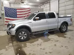 Salvage trucks for sale at Columbia, MO auction: 2013 Ford F150 Supercrew