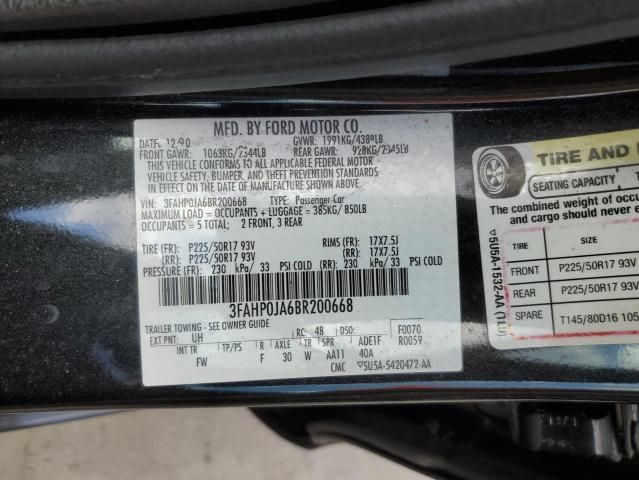 2011 Ford Fusion SEL