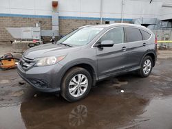 Salvage cars for sale at New Britain, CT auction: 2014 Honda CR-V EXL