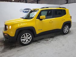 Jeep Renegade Latitude salvage cars for sale: 2018 Jeep Renegade Latitude