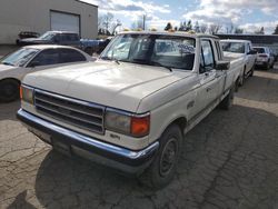 Salvage cars for sale at Woodburn, OR auction: 1991 Ford F250