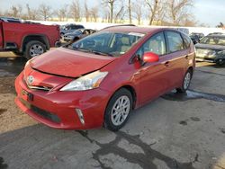 Salvage cars for sale at Bridgeton, MO auction: 2014 Toyota Prius V