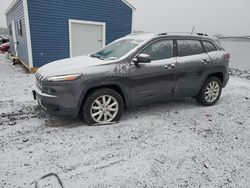 Salvage cars for sale at Assonet, MA auction: 2017 Jeep Cherokee Limited