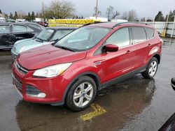 Salvage cars for sale at Woodburn, OR auction: 2014 Ford Escape SE