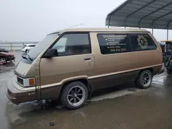 Toyota van Wagon le salvage cars for sale: 1985 Toyota Van Wagon LE