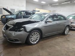 Salvage cars for sale at Davison, MI auction: 2012 Chrysler 200 Limited