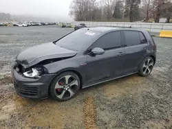 Salvage cars for sale at Concord, NC auction: 2016 Volkswagen GTI S/SE