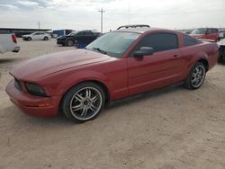 Salvage cars for sale at Andrews, TX auction: 2008 Ford Mustang