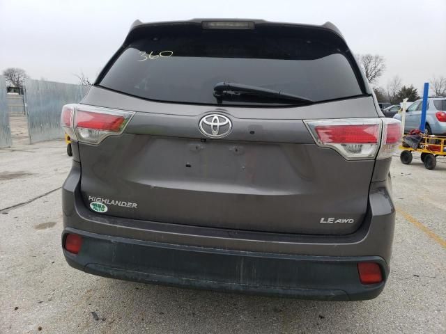 2015 Toyota Highlander LE