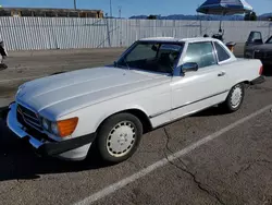 Salvage cars for sale at Van Nuys, CA auction: 1987 Mercedes-Benz 560 SL