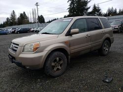 Salvage cars for sale at Graham, WA auction: 2007 Honda Pilot EXL