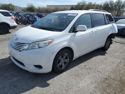 Salvage cars for sale at Las Vegas, NV auction: 2016 Toyota Sienna LE