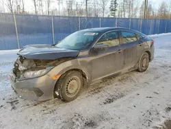 Salvage cars for sale from Copart Atlantic Canada Auction, NB: 2017 Honda Civic LX