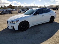 Salvage cars for sale at Martinez, CA auction: 2019 Infiniti Q50 Luxe