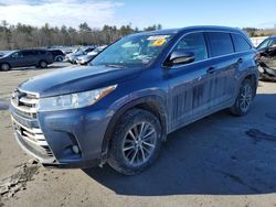 Salvage cars for sale at Windham, ME auction: 2018 Toyota Highlander SE