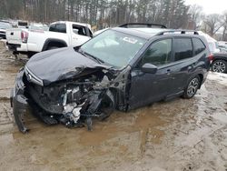 Salvage cars for sale at North Billerica, MA auction: 2019 Subaru Forester Premium