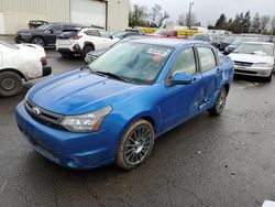 Salvage cars for sale at Woodburn, OR auction: 2011 Ford Focus SES