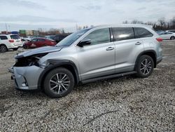 Salvage cars for sale at Columbus, OH auction: 2017 Toyota Highlander SE