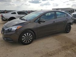 Salvage cars for sale at San Antonio, TX auction: 2015 KIA Forte LX