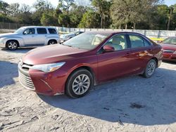 Salvage cars for sale at Fort Pierce, FL auction: 2015 Toyota Camry LE