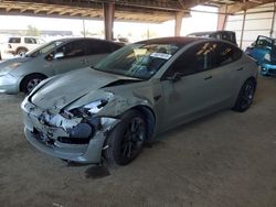 Salvage cars for sale at American Canyon, CA auction: 2018 Tesla Model 3