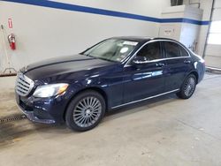 Salvage cars for sale at Sandston, VA auction: 2015 Mercedes-Benz C 300 4matic