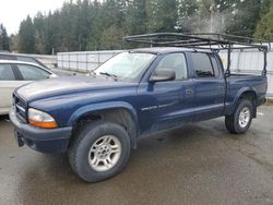 Dodge Dakota salvage cars for sale: 2002 Dodge Dakota Quad Sport