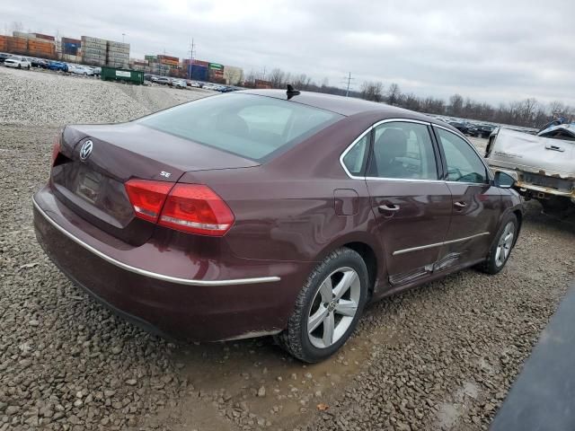 2012 Volkswagen Passat SE