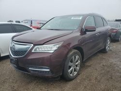 2015 Acura MDX Advance en venta en Elgin, IL