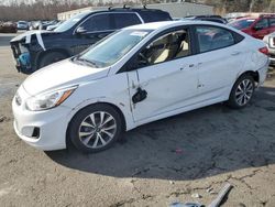 Salvage cars for sale at Exeter, RI auction: 2017 Hyundai Accent SE