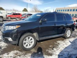 Salvage cars for sale at Littleton, CO auction: 2013 Toyota Highlander Base