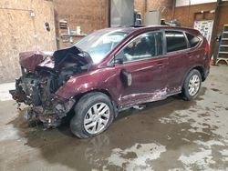 Salvage cars for sale at Ebensburg, PA auction: 2015 Honda CR-V EX