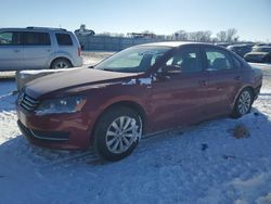 Salvage cars for sale at Kansas City, KS auction: 2015 Volkswagen Passat S