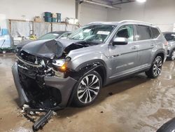 Carros salvage a la venta en subasta: 2021 Volkswagen Atlas SEL R-Line