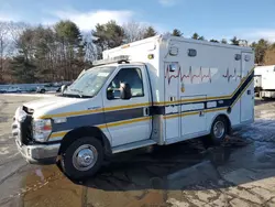 Salvage trucks for sale at Exeter, RI auction: 2014 Ford Econoline E350 Super Duty Cutaway Van