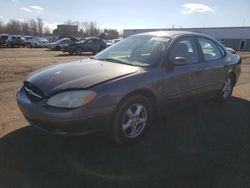 Salvage cars for sale at New Britain, CT auction: 2002 Ford Taurus SES