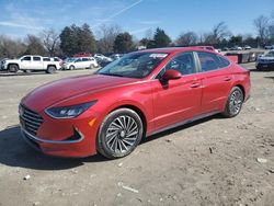 Salvage cars for sale at Madisonville, TN auction: 2021 Hyundai Sonata Hybrid