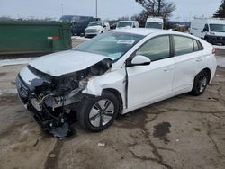 Salvage cars for sale at Woodhaven, MI auction: 2017 Hyundai Ioniq Blue