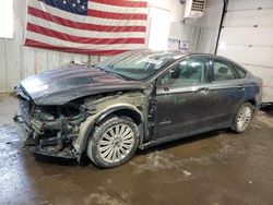 Salvage cars for sale at Lyman, ME auction: 2016 Ford Fusion S Hybrid