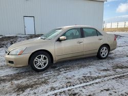 Honda Accord salvage cars for sale: 2006 Honda Accord EX