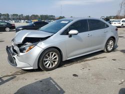 Salvage cars for sale at Dunn, NC auction: 2021 Toyota Corolla XLE