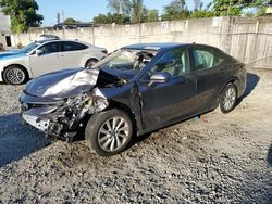 Salvage cars for sale at Opa Locka, FL auction: 2022 Toyota Camry LE