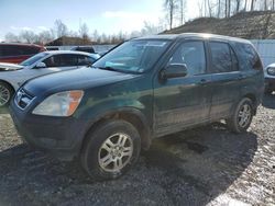 Salvage cars for sale at Duryea, PA auction: 2004 Honda CR-V EX